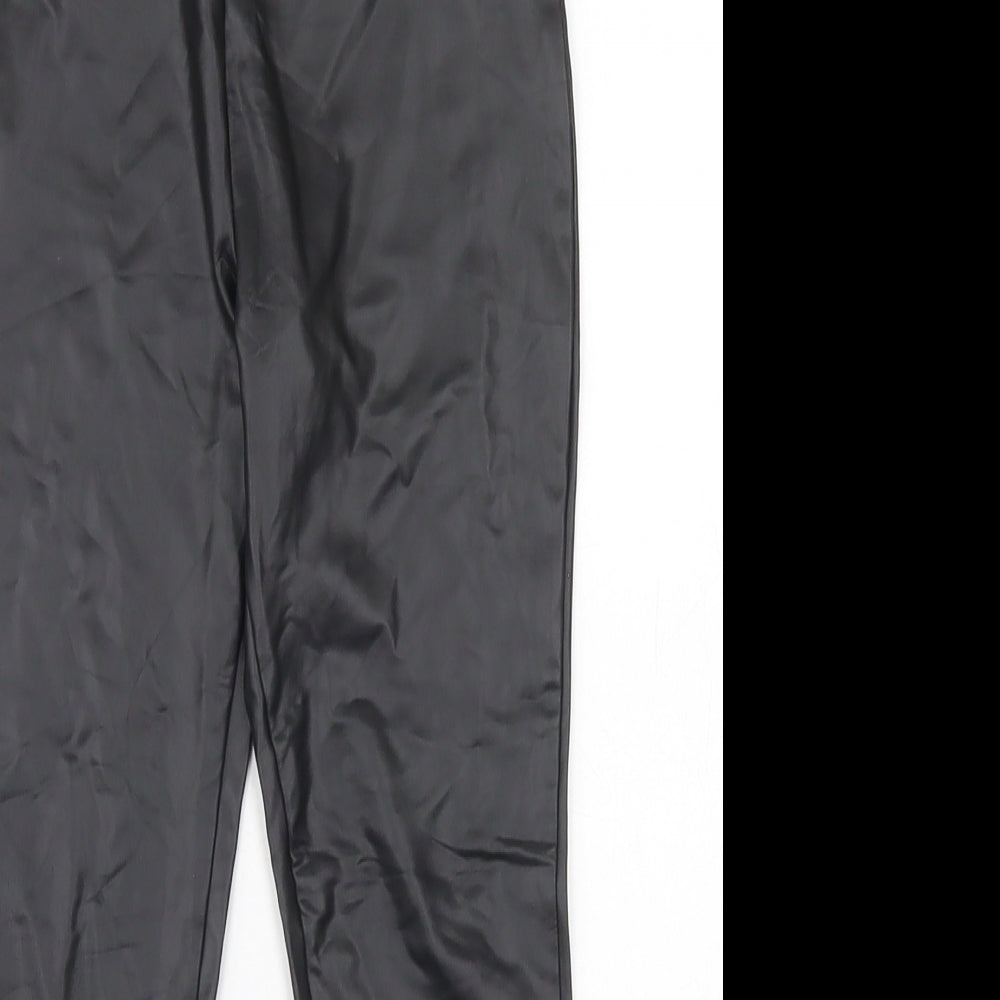 Primark Girls Black  Polyester Capri Trousers Size 7-8 Years  Regular