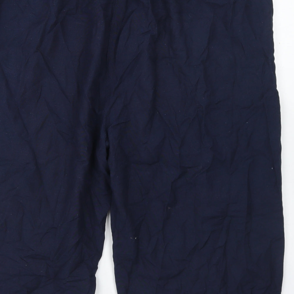 Anthology Womens Blue  Viscose Bermuda Shorts Size 22 L16 in Regular Drawstring