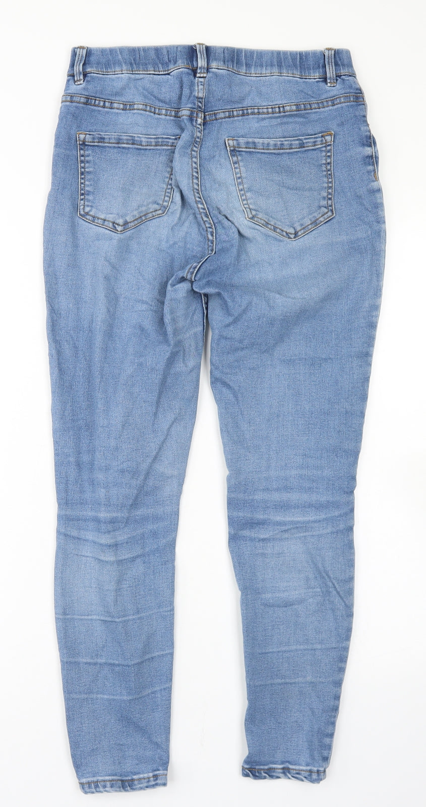 New Look Womens Blue  Cotton Jegging Jeans Size 10 L25 in Regular