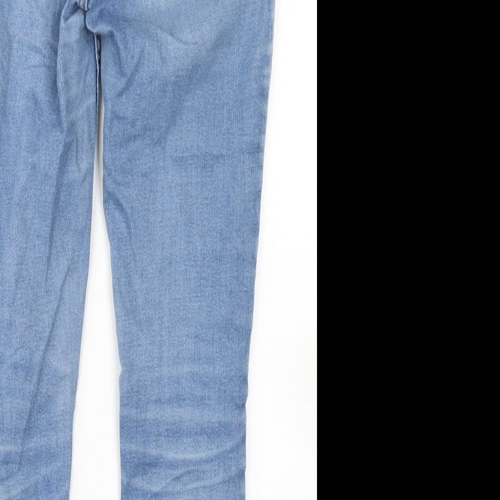 New Look Womens Blue  Cotton Jegging Jeans Size 10 L25 in Regular