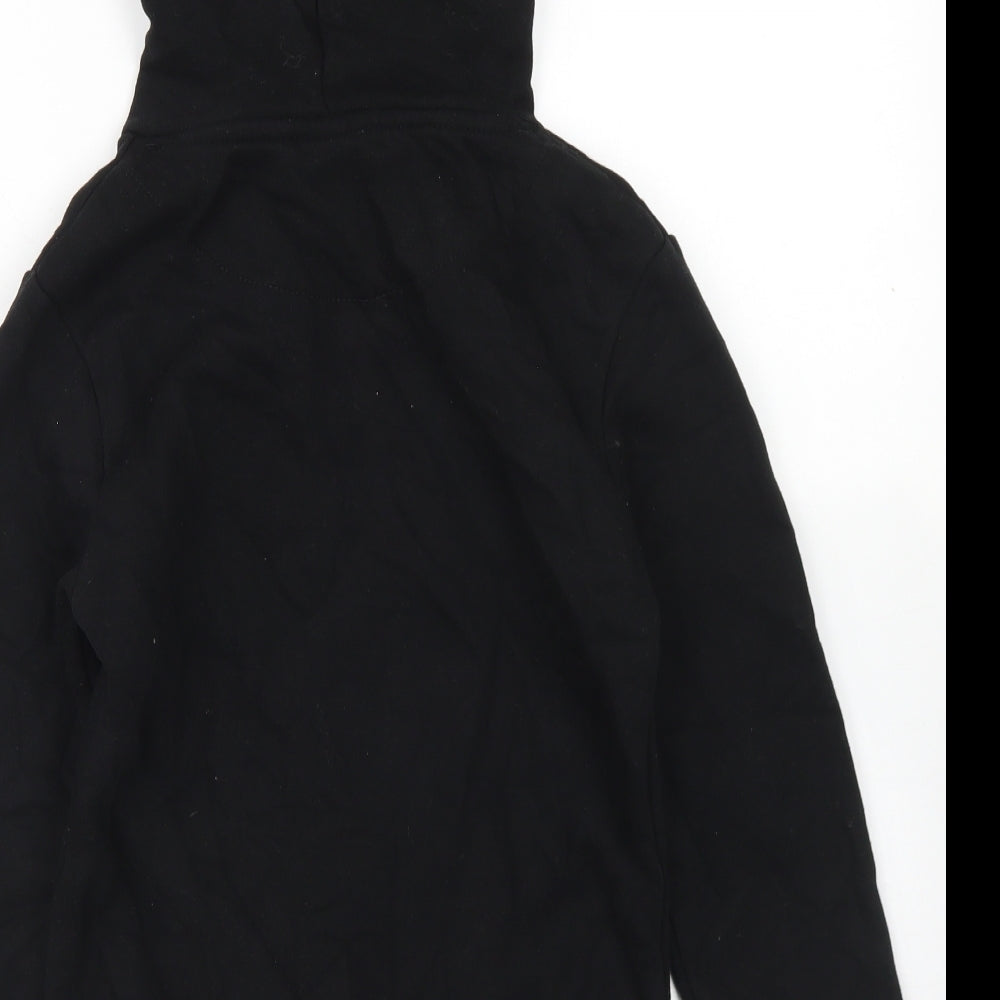 Beck & Hersey Boys Black  Cotton Pullover Hoodie Size 12-13 Years