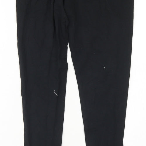 Defend Womens Black  Cotton Jogger Leggings Size 10 L25 in
