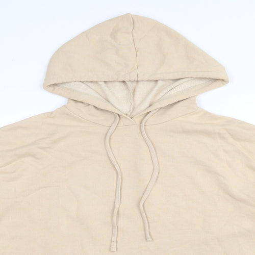 Papaya Womens Beige  Cotton Pullover Hoodie Size 16  Pullover