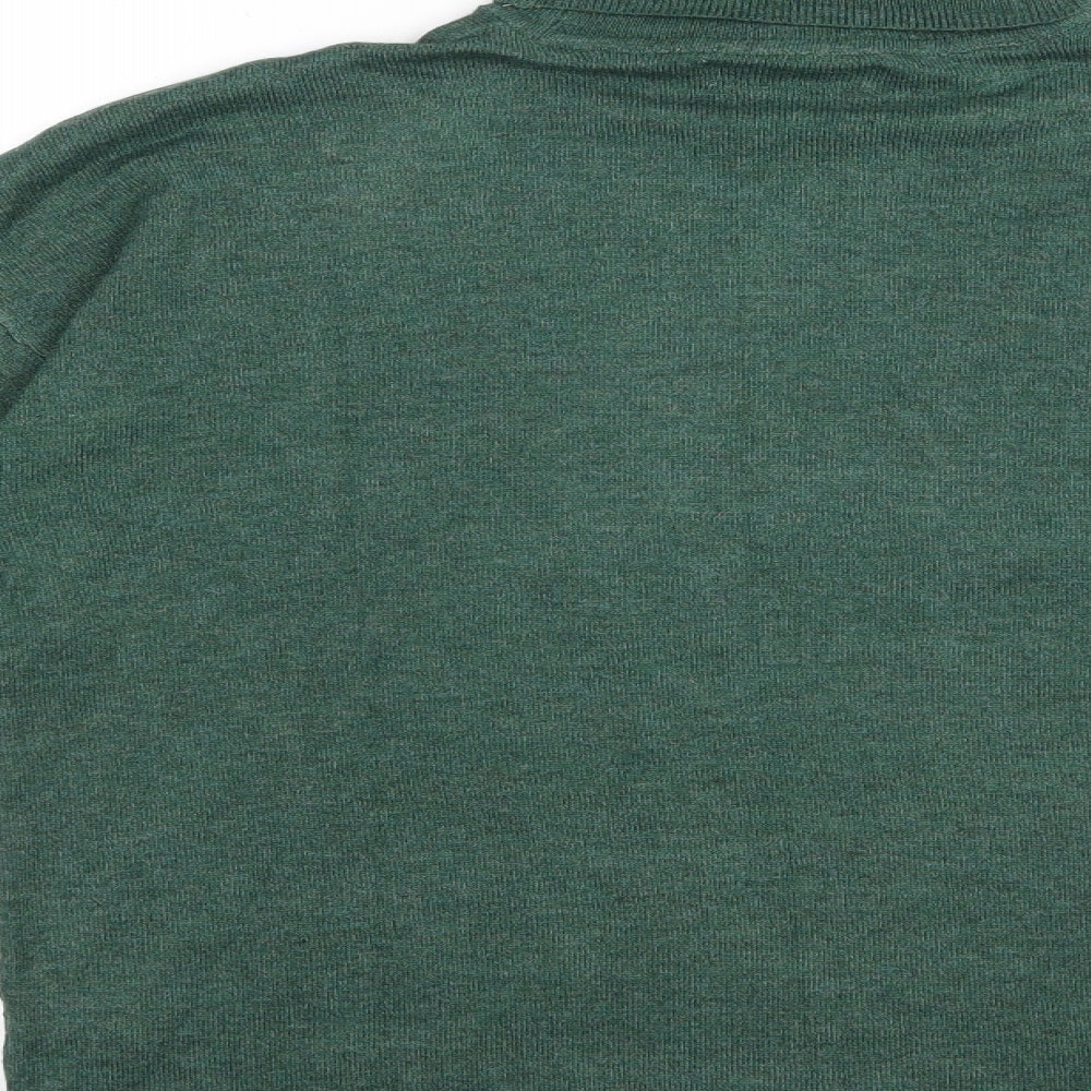 Primark  Womens Green Roll Neck  Polyester Pullover Jumper Size 6