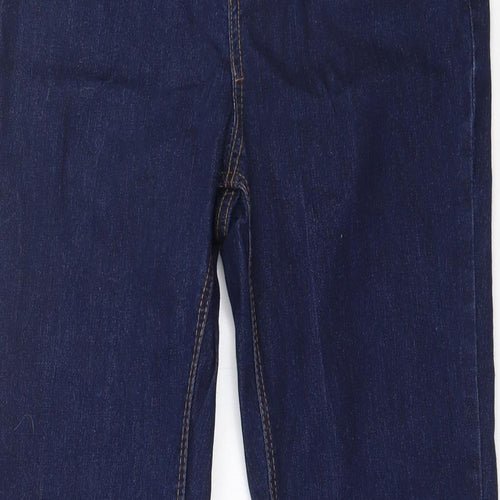 George Womens Blue  Cotton Bootcut Jeans Size 12 L30 in Regular Zip