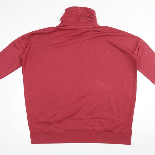 Matalan Womens Red  Polyester Pullover Sweatshirt Size M  Pullover