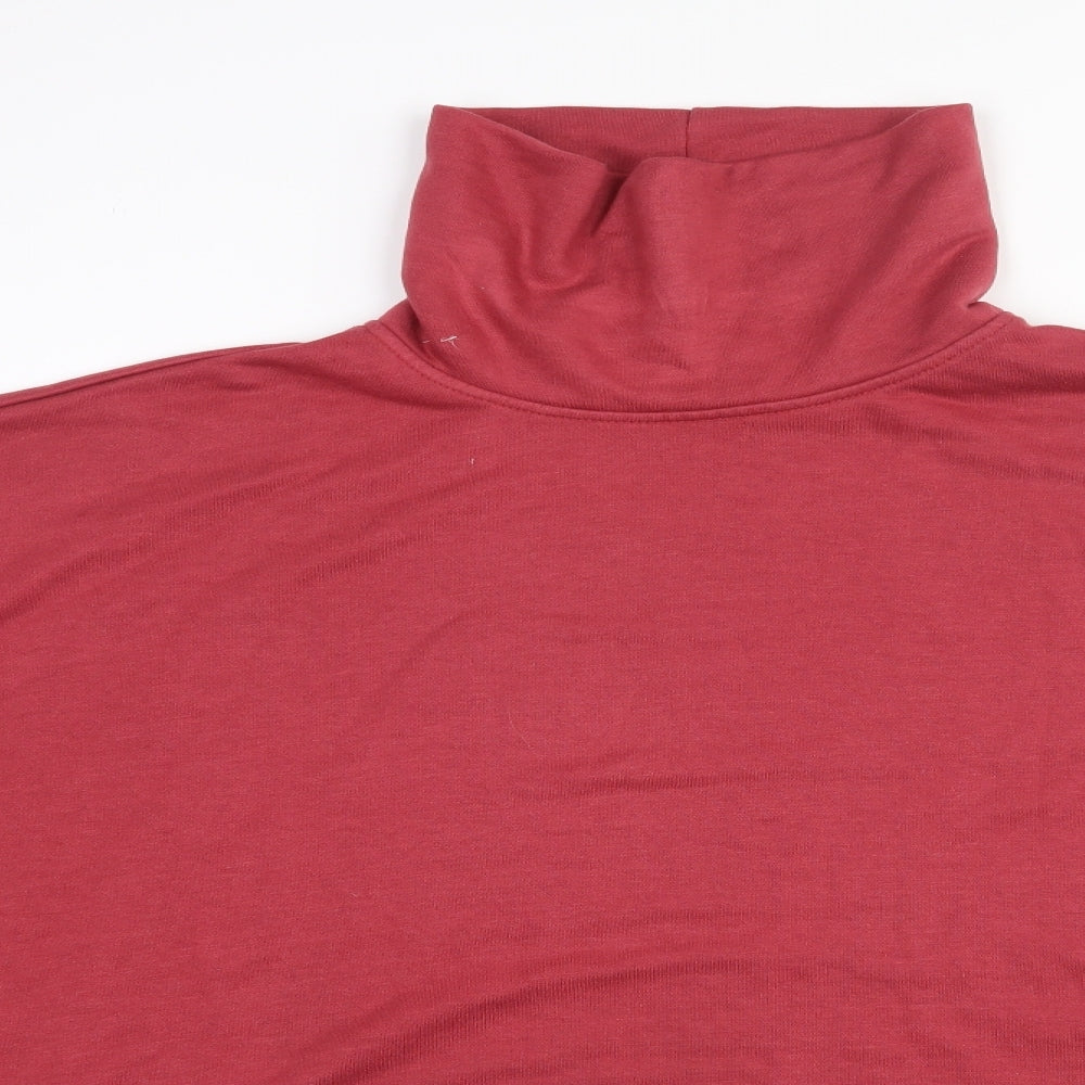 Matalan Womens Red  Polyester Pullover Sweatshirt Size M  Pullover