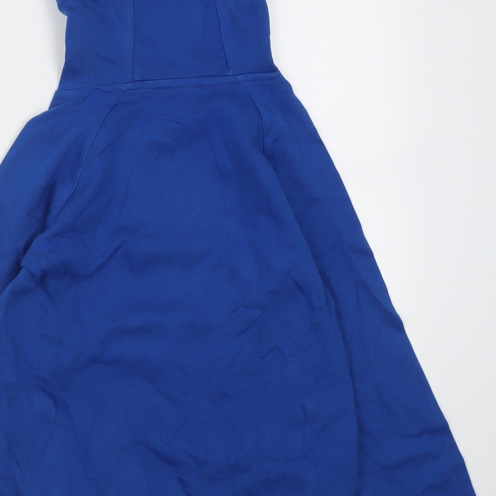 Pep& Co Boys Blue  Cotton Pullover Hoodie Size 7-8 Years  Pullover - Super Mario