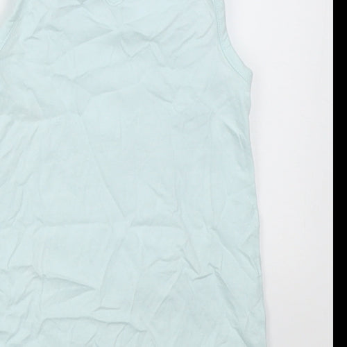 George Girls Green  Cotton Basic Tank Size 12-18 Months Crew Neck Pullover - Nala Lion King