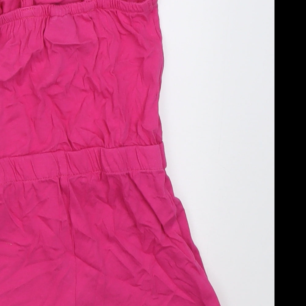 George Girls Pink  Cotton Shorts One-Piece Size 12-18 Months  Pullover - Aladdin