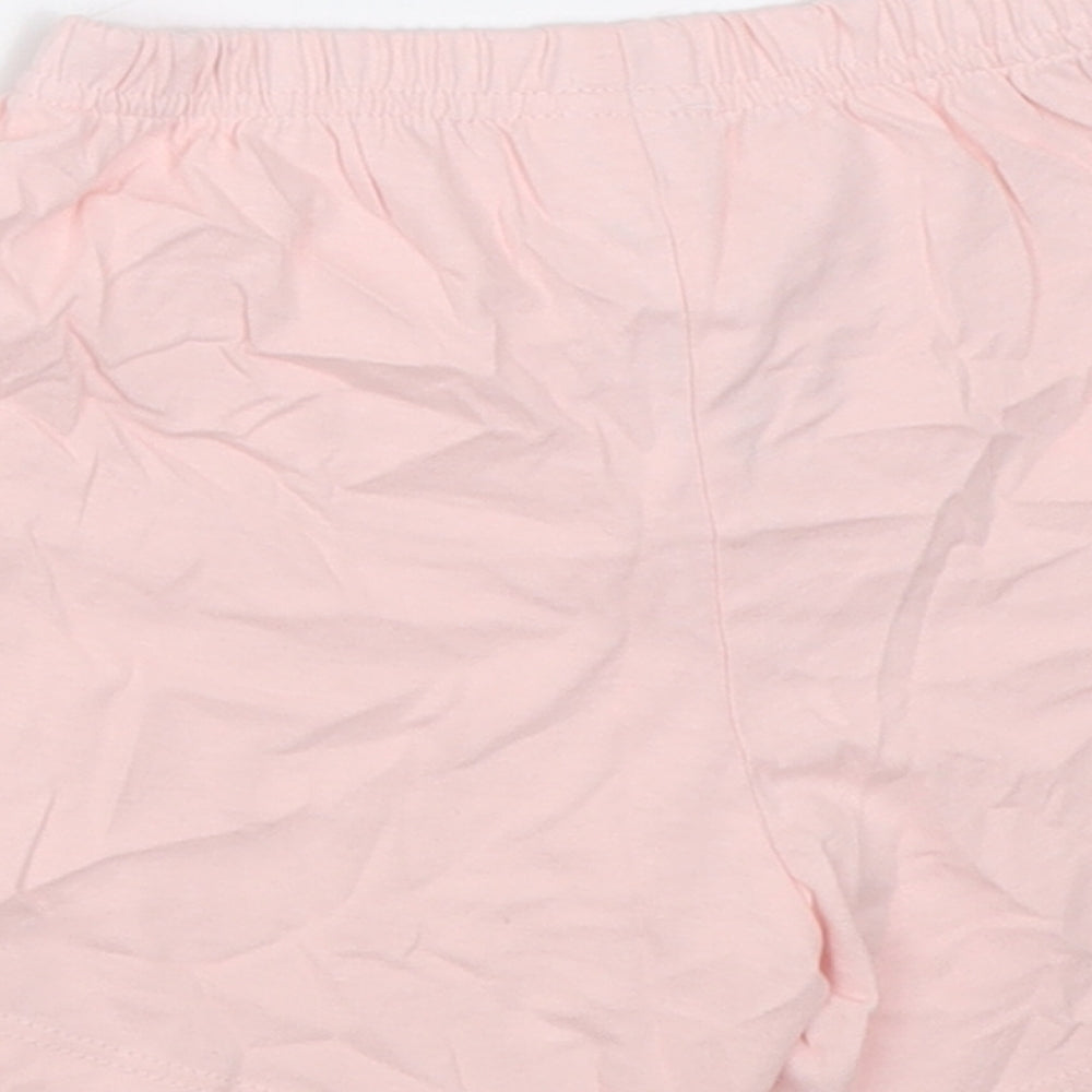 George Girls Pink  Cotton Cami Sleep Shorts Size 2 Years  Pullover