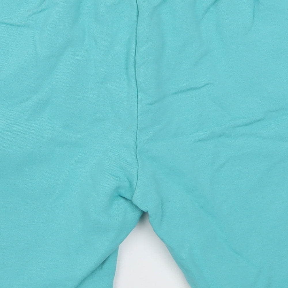 Boohoo Mens Blue  Cotton Sweat Shorts Size L L8 in Regular Tie