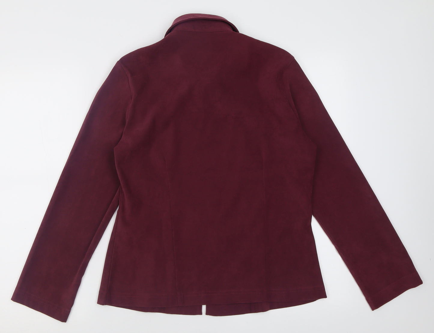 Classic Womens Purple   Jacket  Size 12  Zip