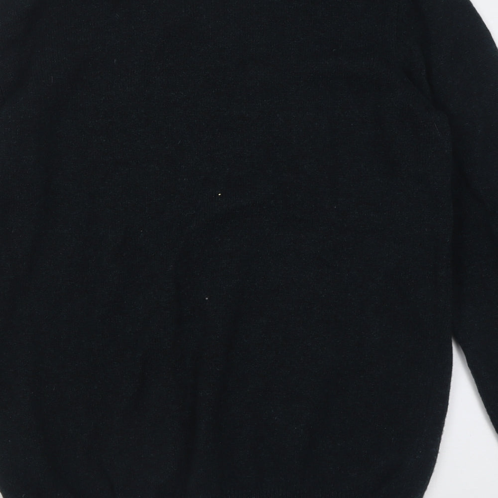 Atlantic Bay Mens Green Crew Neck  Wool Pullover Jumper Size M