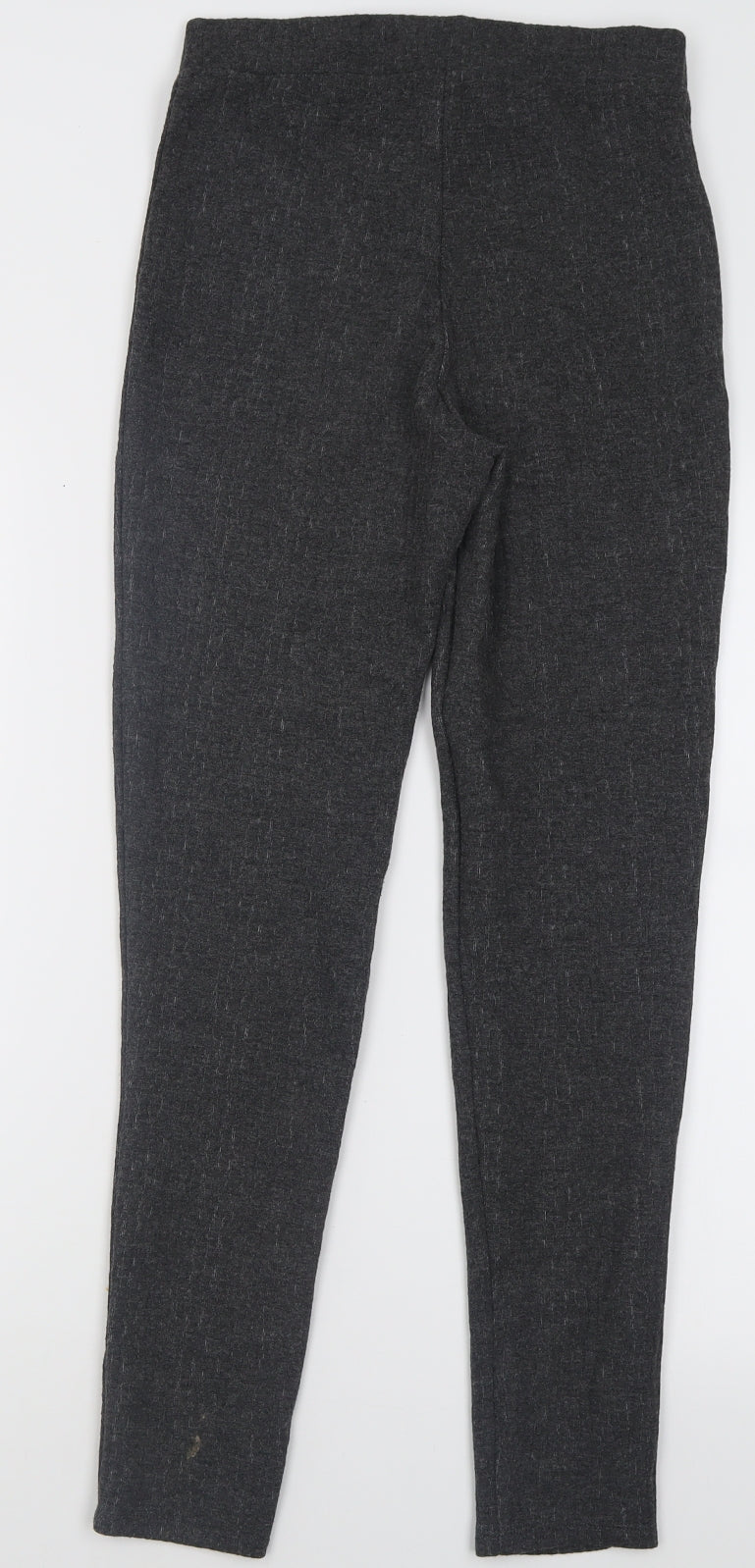 George Womens Grey  Polyester Capri Trousers Size 10 L28 in Regular Zip