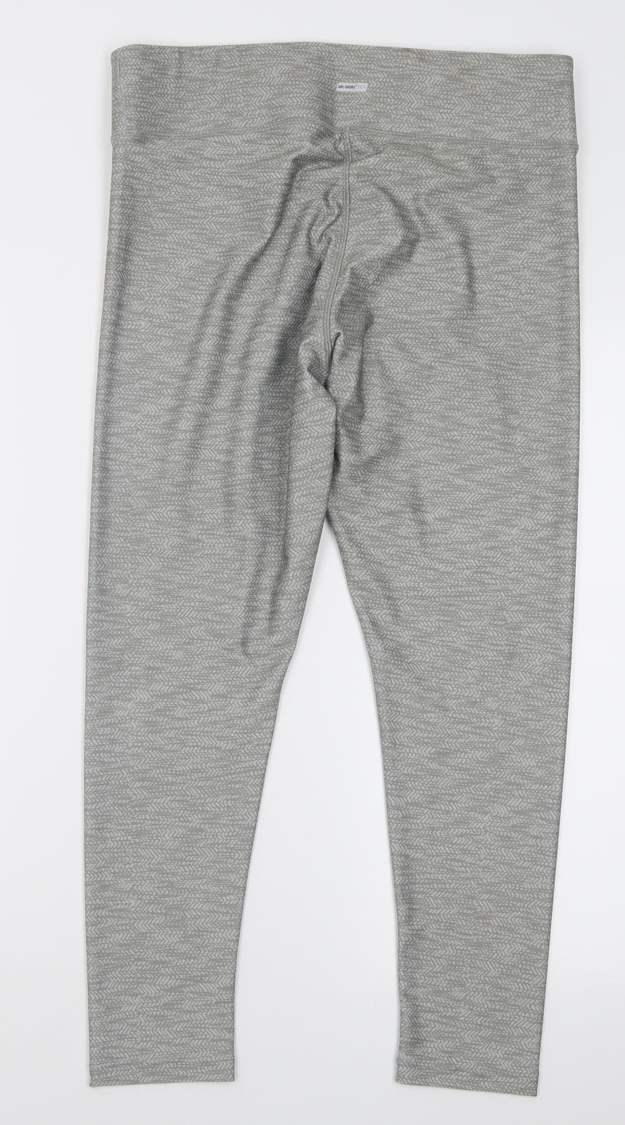 Athletic Works Womens Green  Polyester Cropped Leggings Size 16 L26 in Regular Pullover