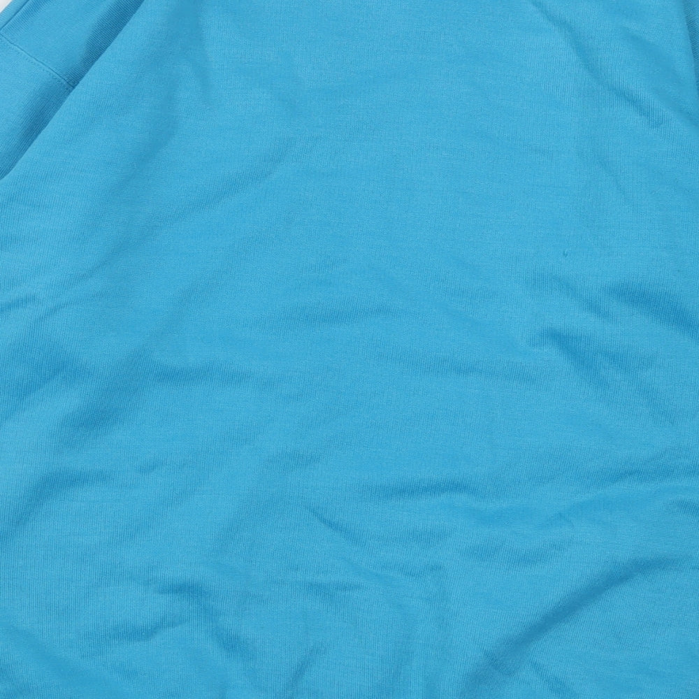Jet Mens Blue  Cotton Pullover Sweatshirt Size XL