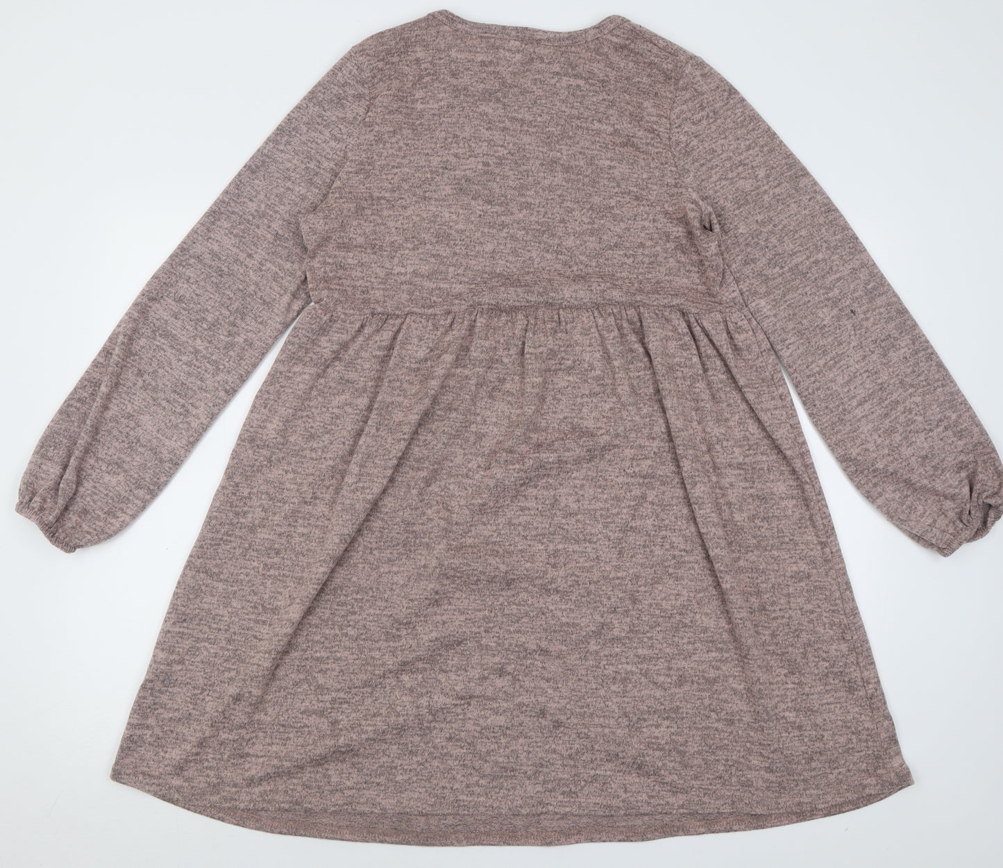 George Womens Pink  Polyester A-Line  Size 12  Crew Neck Pullover