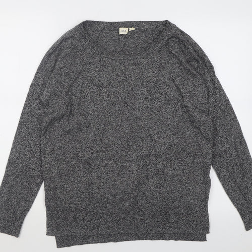 Gap Mens Grey Crew Neck  Nylon Pullover Jumper Size S