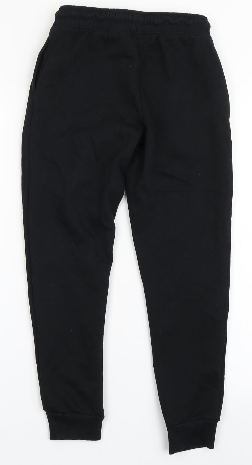 Dunnes Stores Boys Black  Cotton Jogger Trousers Size 10 Years  Regular Pullover