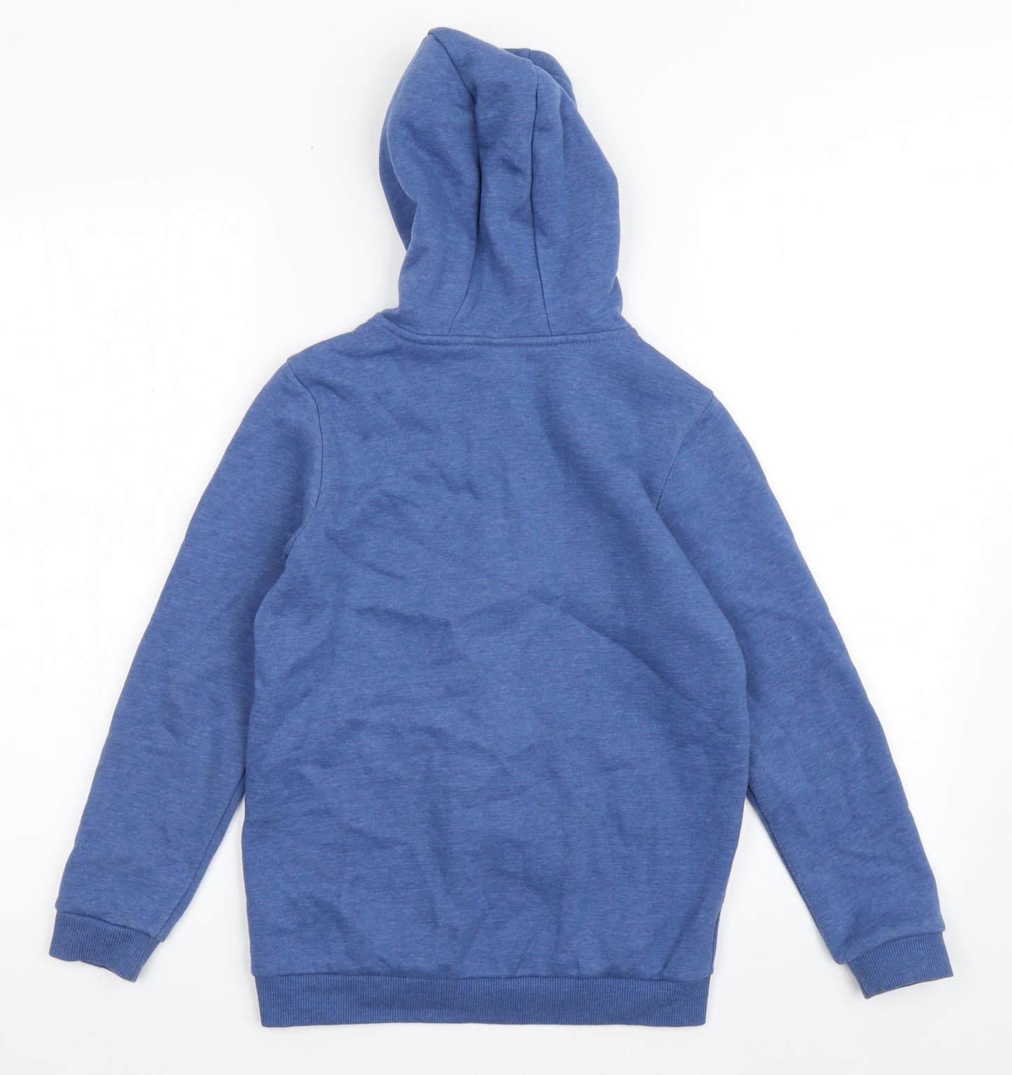 TU Boys Blue  Cotton Full Zip Hoodie Size 9 Years  Zip