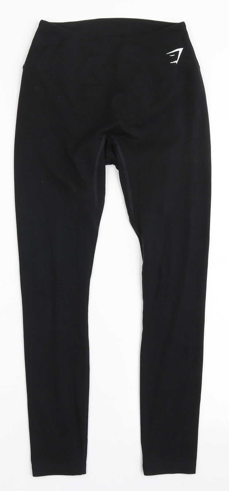 Gymshark Womens Black  Polyester Track Pants Leggings Size S L26 in Regular Pullover