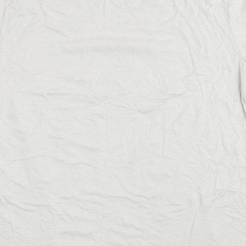 Atlas Mens Grey  Cotton  T-Shirt Size L Round Neck  - Eagle, Motorbike