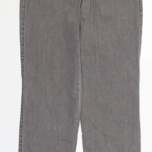 Madeleine Womens Blue  Cotton Skinny Jeans Size 8 L28 in Slim Button