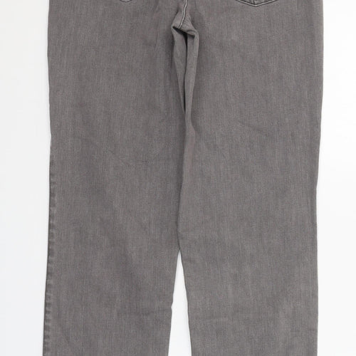Madeleine Womens Blue  Cotton Skinny Jeans Size 8 L28 in Slim Button