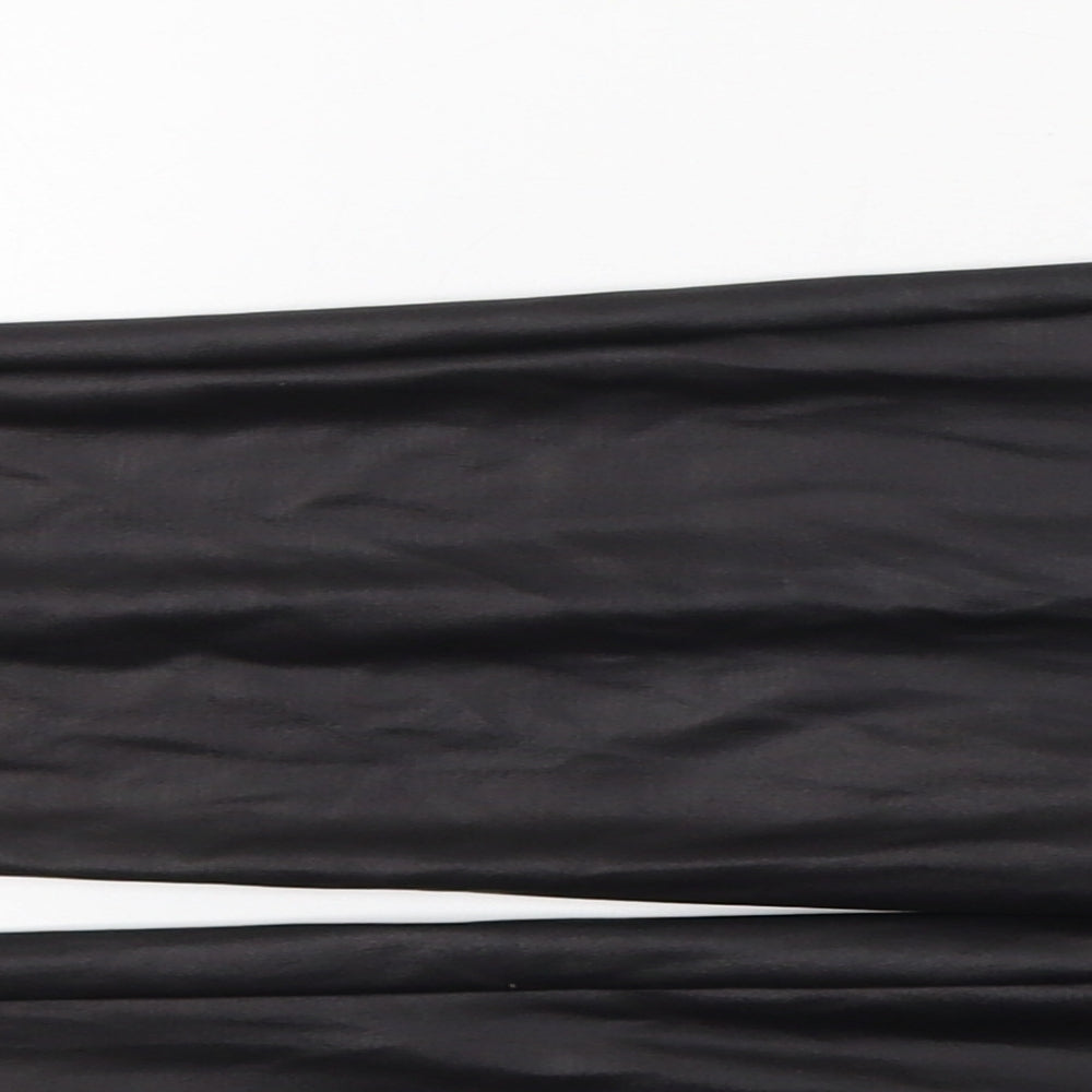 Lipsy Womens Black  Polyester Jegging Leggings Size 12 L29 in