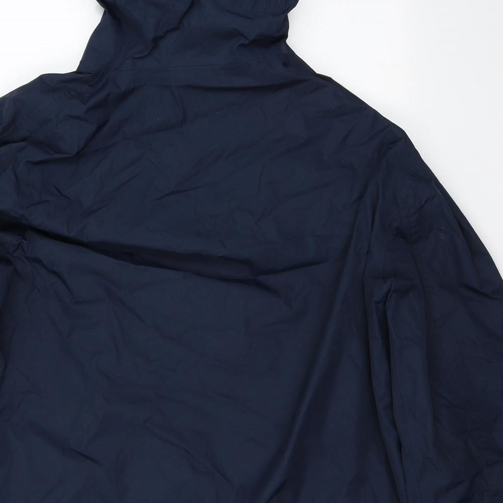 Regatta Mens Blue   Rain Coat Jacket Size L  Zip