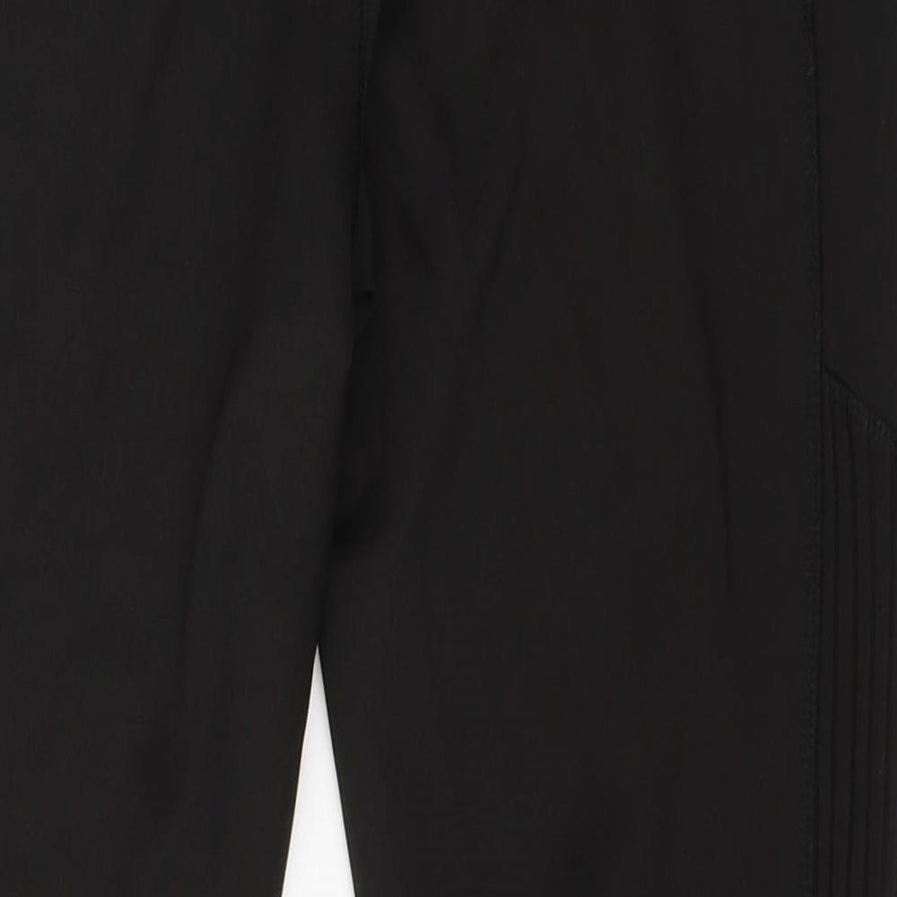 WORKOUT Womens Black  Polyester Compression Leggings Size 12 L25 in Regular Pullover