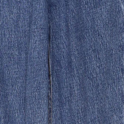 Pull&Bear Womens Blue  100% Cotton Straight Jeans Size 8 L29 in Regular Button