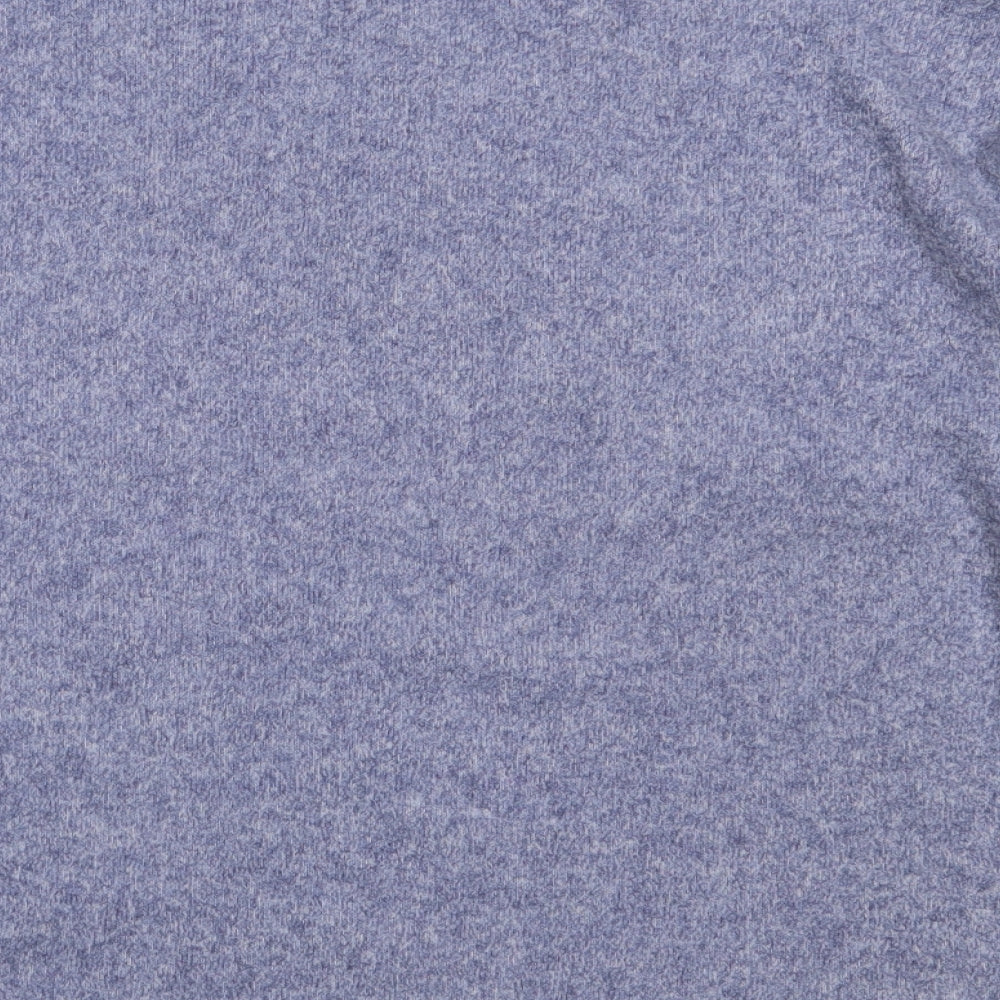 F&F Womens Blue Round Neck  Polyester Pullover Jumper Size 6   - Bonjour