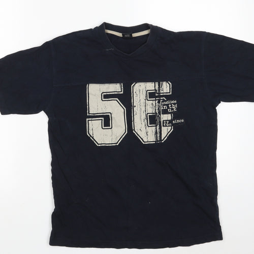 NEXT Boys Black  100% Cotton Basic T-Shirt Size 10 Years Round Neck  - 56 - Fifty Six
