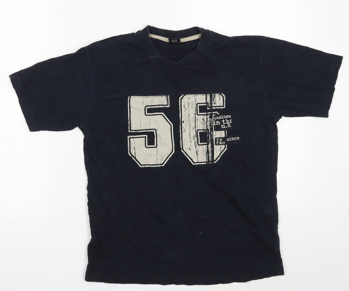 NEXT Boys Black 100% Cotton Basic T-Shirt Size 10 Years Round Neck - 56 - Fifty Six