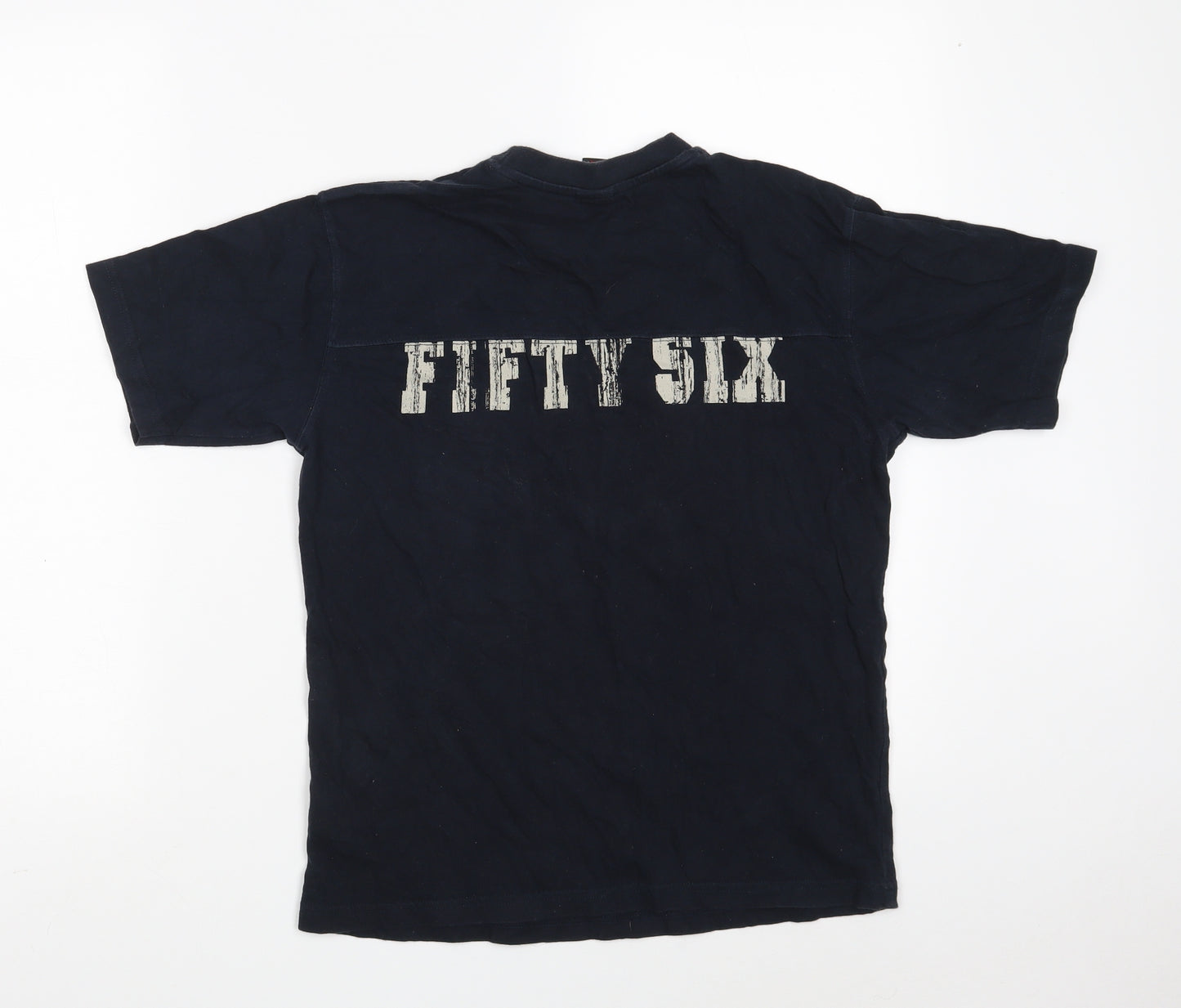 NEXT Boys Black  100% Cotton Basic T-Shirt Size 10 Years Round Neck  - 56 - Fifty Six