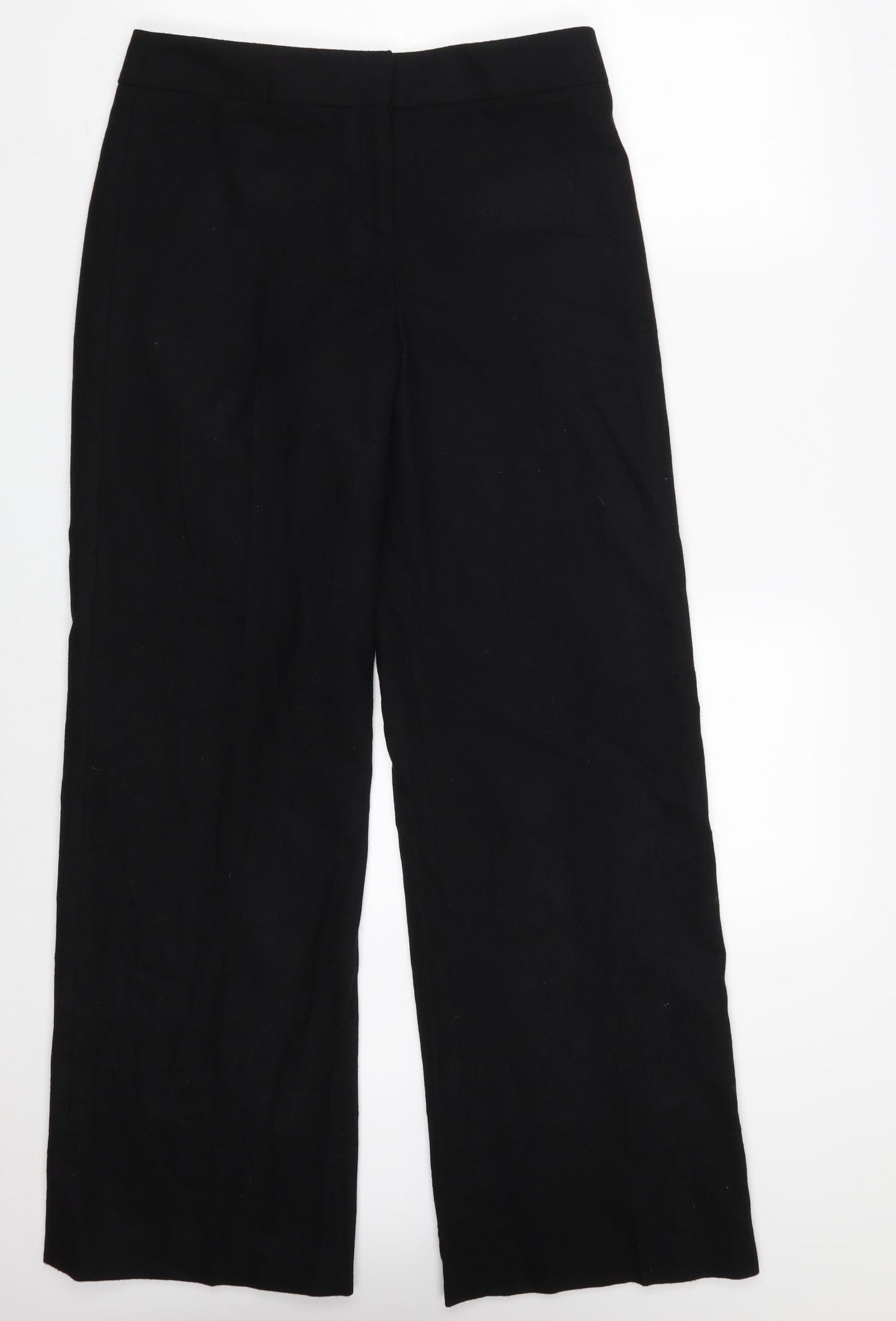 Great Plains  Womens Black  Polyester Bloomer Trousers Size 12 L31 in Regular Zip