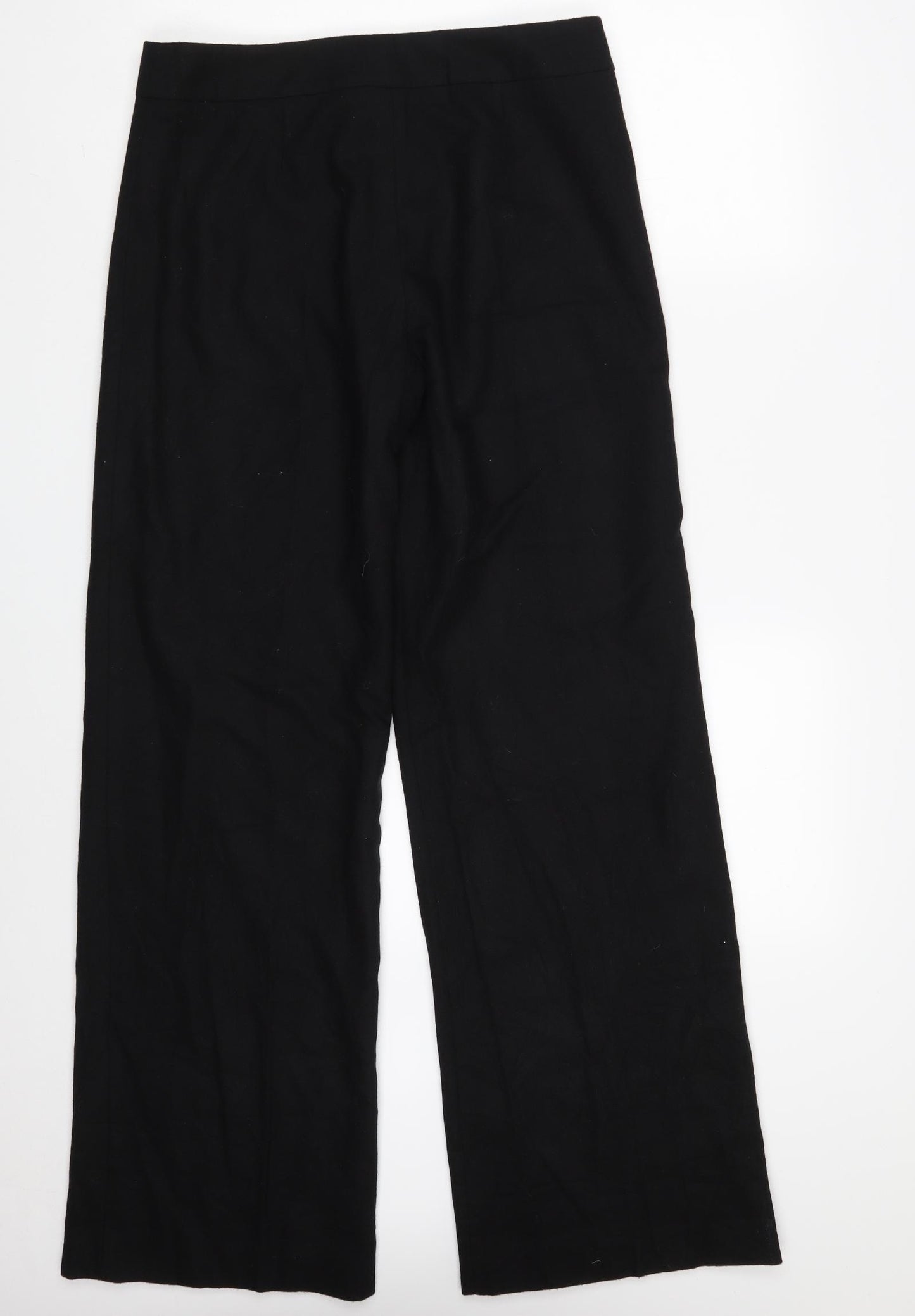 Great Plains  Womens Black  Polyester Bloomer Trousers Size 12 L31 in Regular Zip