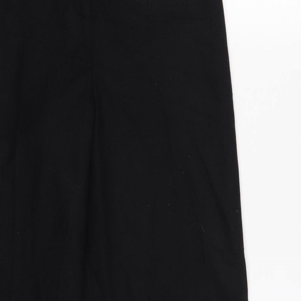 Great Plains  Womens Black  Polyester Bloomer Trousers Size 12 L31 in Regular Zip
