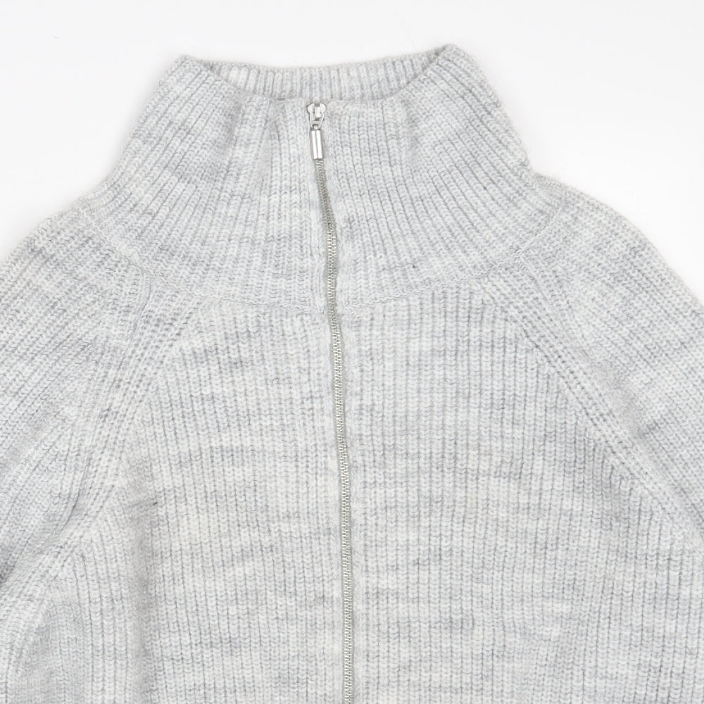 George Womens Grey   Jacket  Size L  Zip