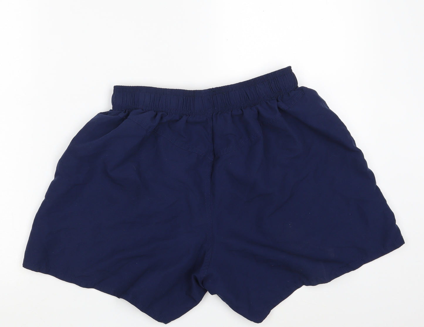 Speedo Mens Blue  Polyester Sweat Shorts Size M  Regular Drawstring - Inside leg 5in