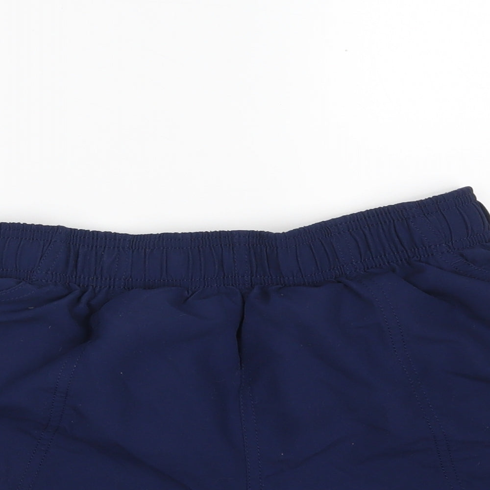 Speedo Mens Blue  Polyester Sweat Shorts Size M  Regular Drawstring - Inside leg 5in