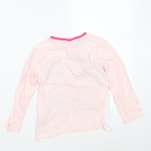 44 CATS Girls Pink  Cotton Top Pyjama Top Size 6-7 Years