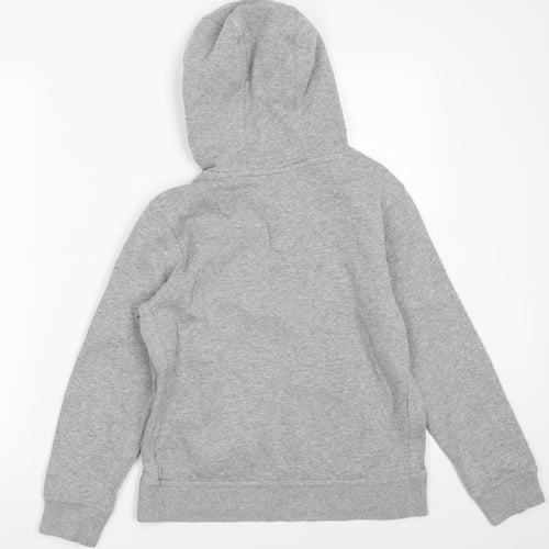 Nike Boys Grey  Cotton Pullover Hoodie Size 10-11 Years