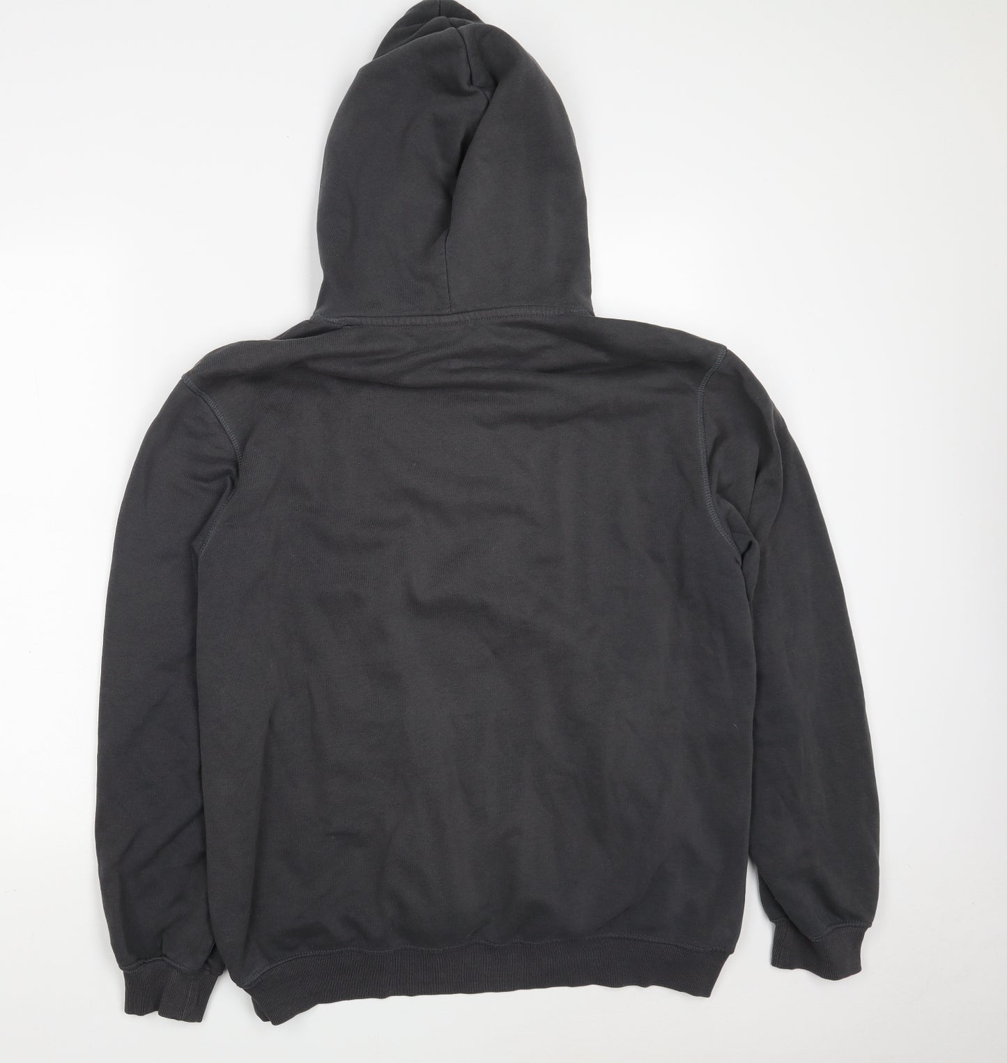 H&M Mens Grey  Cotton Pullover Hoodie Size M