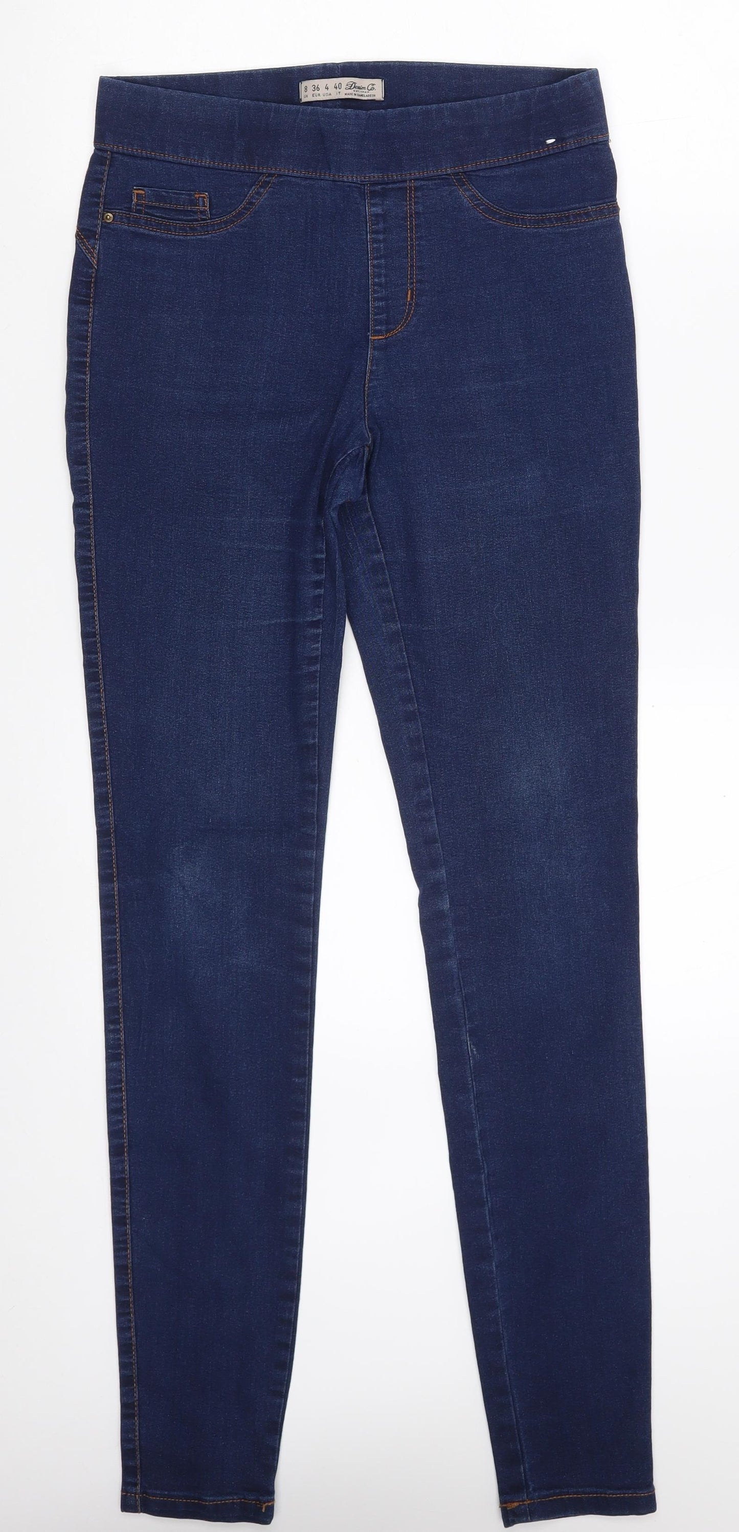 Denim Co. Womens Blue  Cotton Jegging Jeans Size 8 L30 in Slim
