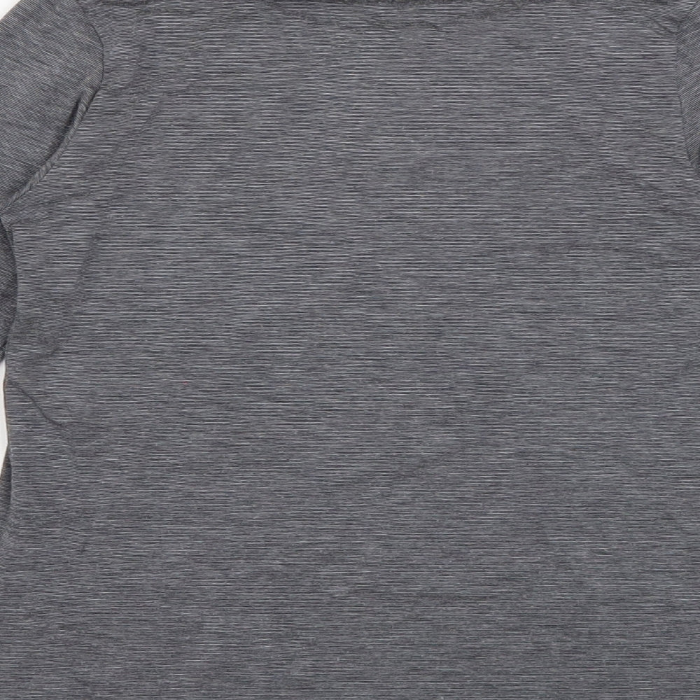 Heattech Womens Grey Roll Neck  Polyester Pullover Jumper Size 10