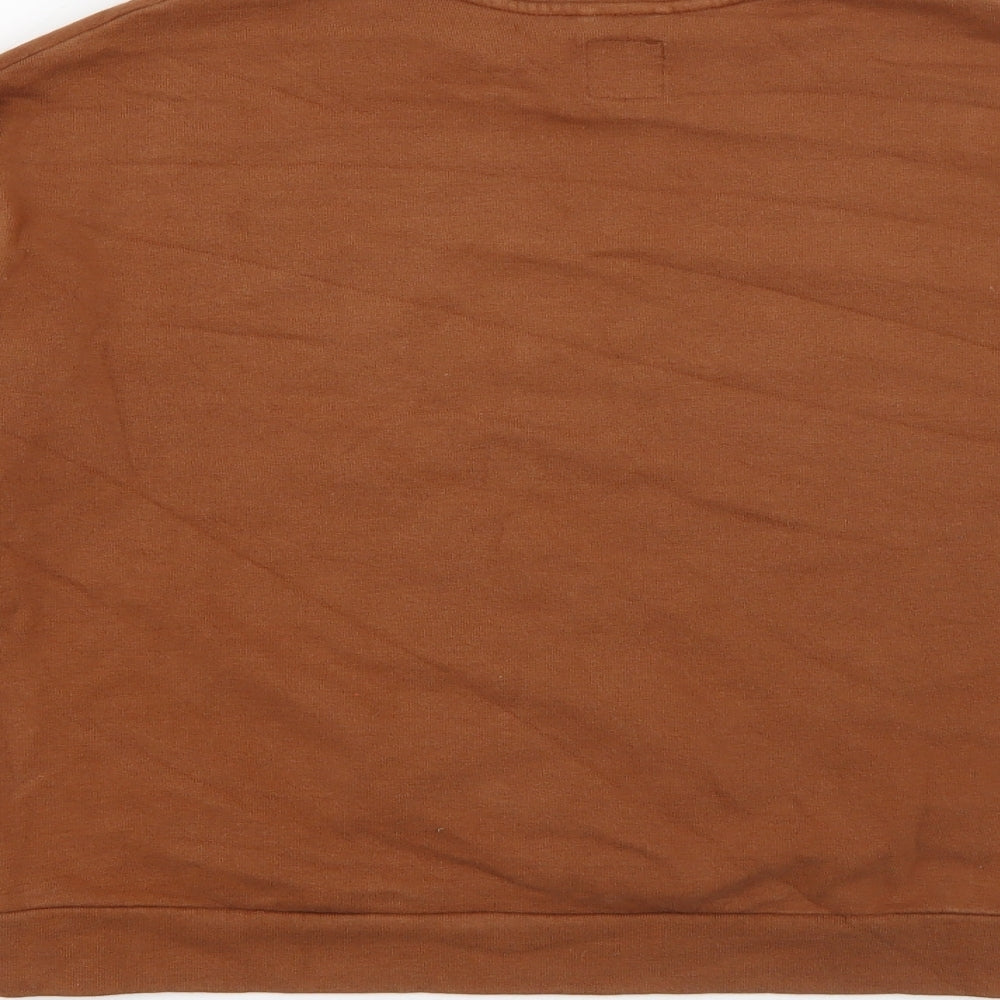 Play Up Girls Brown  Cotton Pullover Sweatshirt Size 12 Years