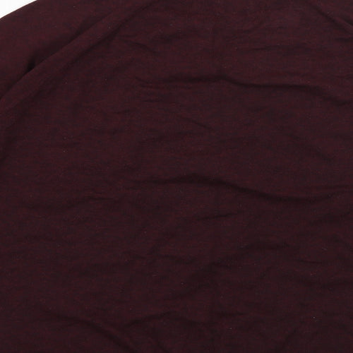 Burton Mens Purple Crew Neck  Cotton Pullover Jumper Size L